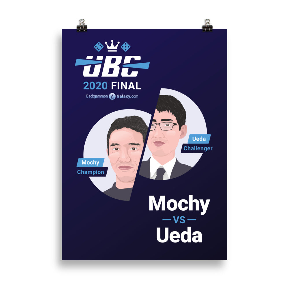UBC 2020 Final (Official Event Poster) - Backgammon Galaxy 50×70 cm