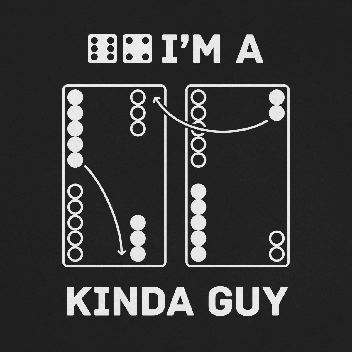 I’m a XY kinda guy, Backgammon T-shirt, Unisex - Backgammon Galaxy