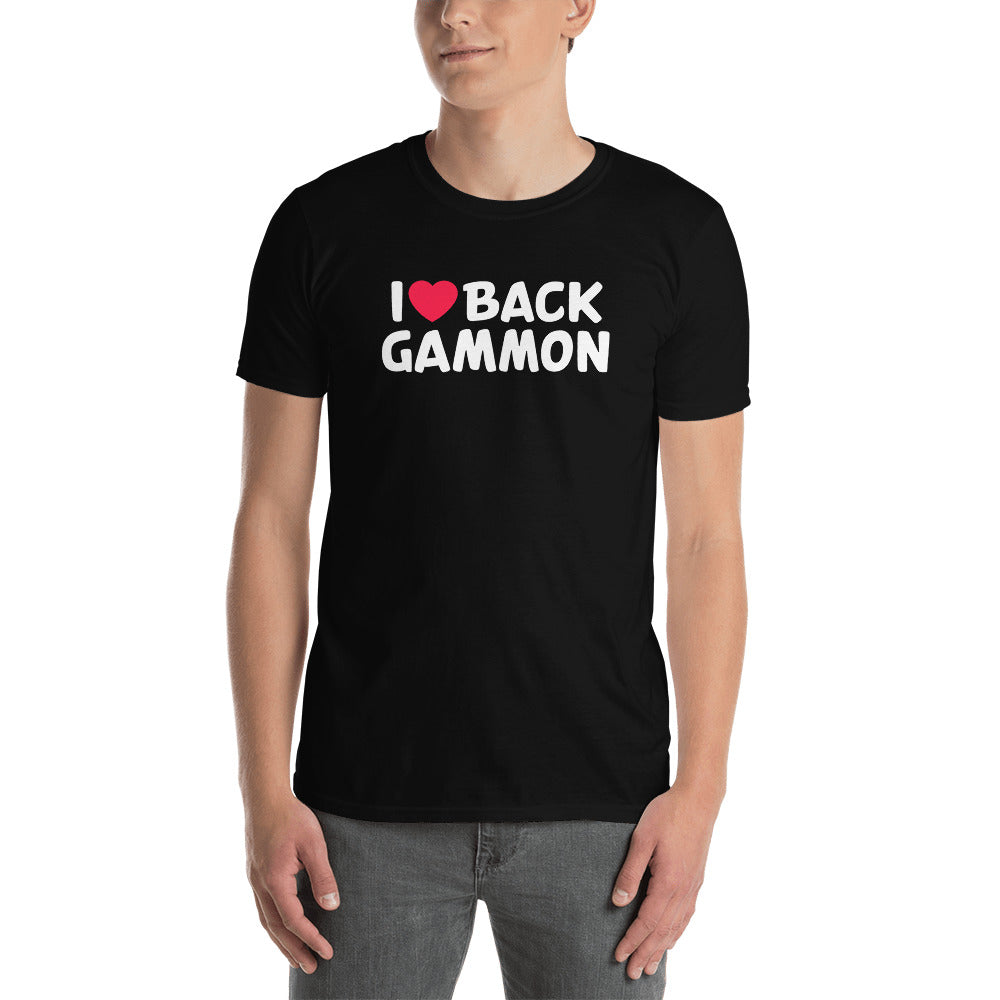 Short-Sleeve Unisex T-Shirt - Backgammon Galaxy Black / S