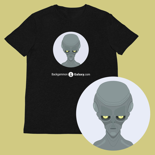 Original Avatar Unisex T-shirt "Two" - Backgammon Galaxy T-shirt