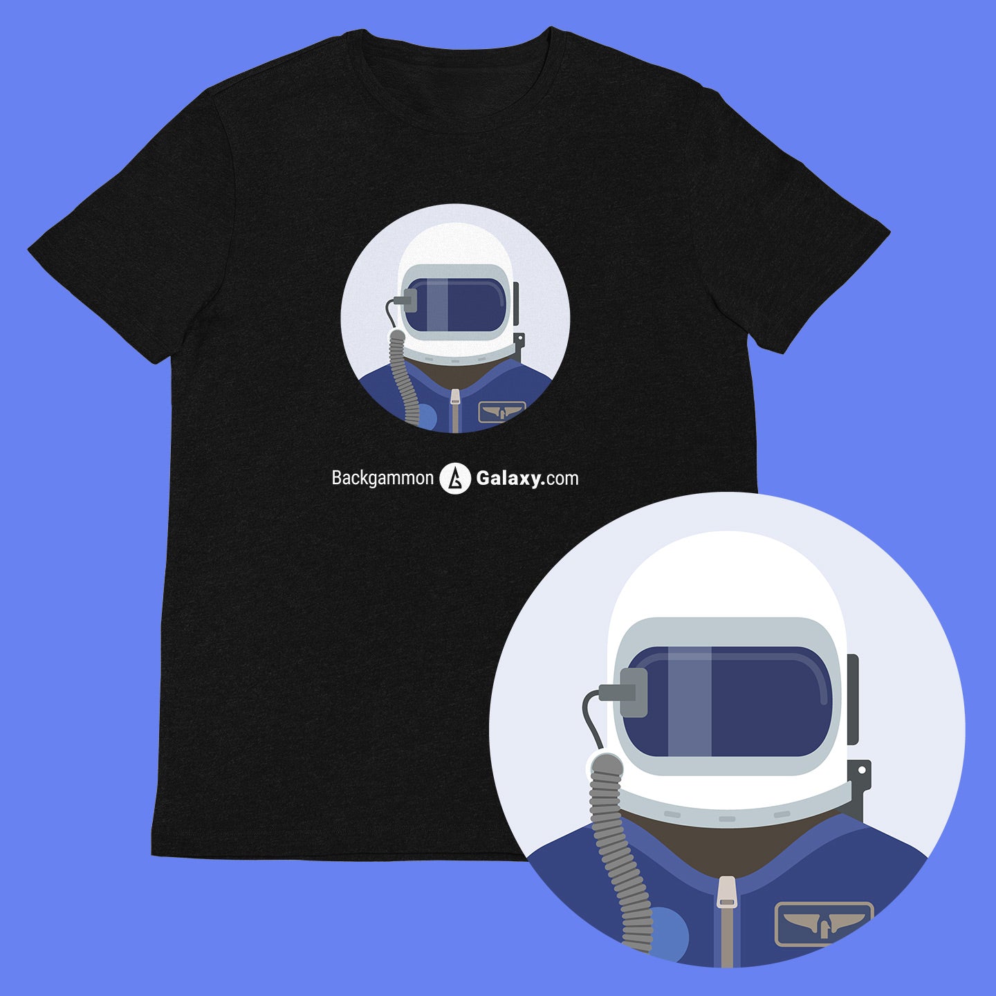 Original Avatar Unisex T-shirt "Ten" - Backgammon Galaxy T-shirt
