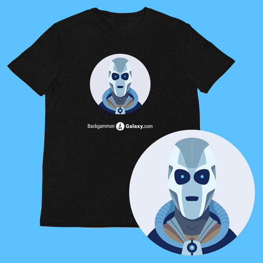 Original Avatar Unisex T-shirt "Nineteen" - Backgammon Galaxy T-shirt