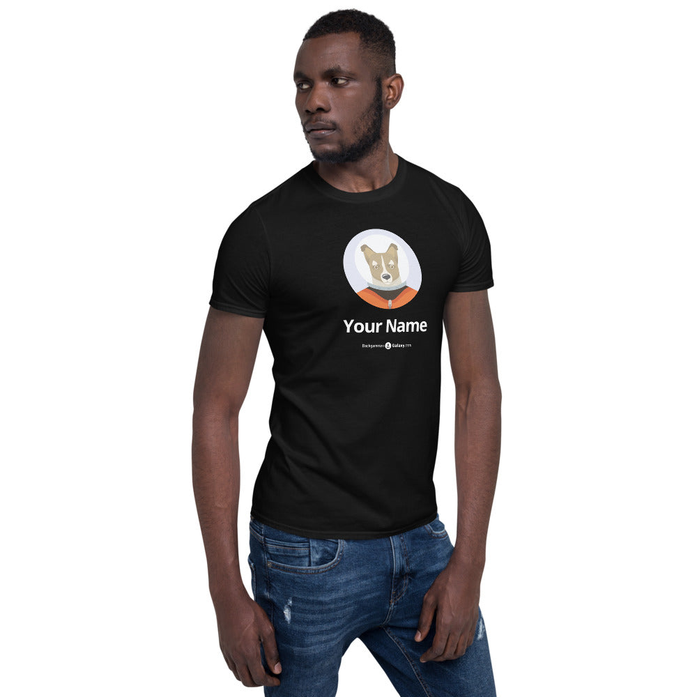 Original Avatar Unisex T-shirt "Five" (Custom Name) - Backgammon Galaxy T-shirt