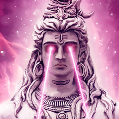 Original "Eyes of Shiva" Backgammon Poster - Backgammon Galaxy