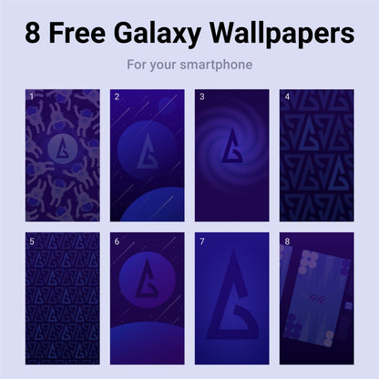 Phone Wallpaper Bundle - Backgammon Galaxy