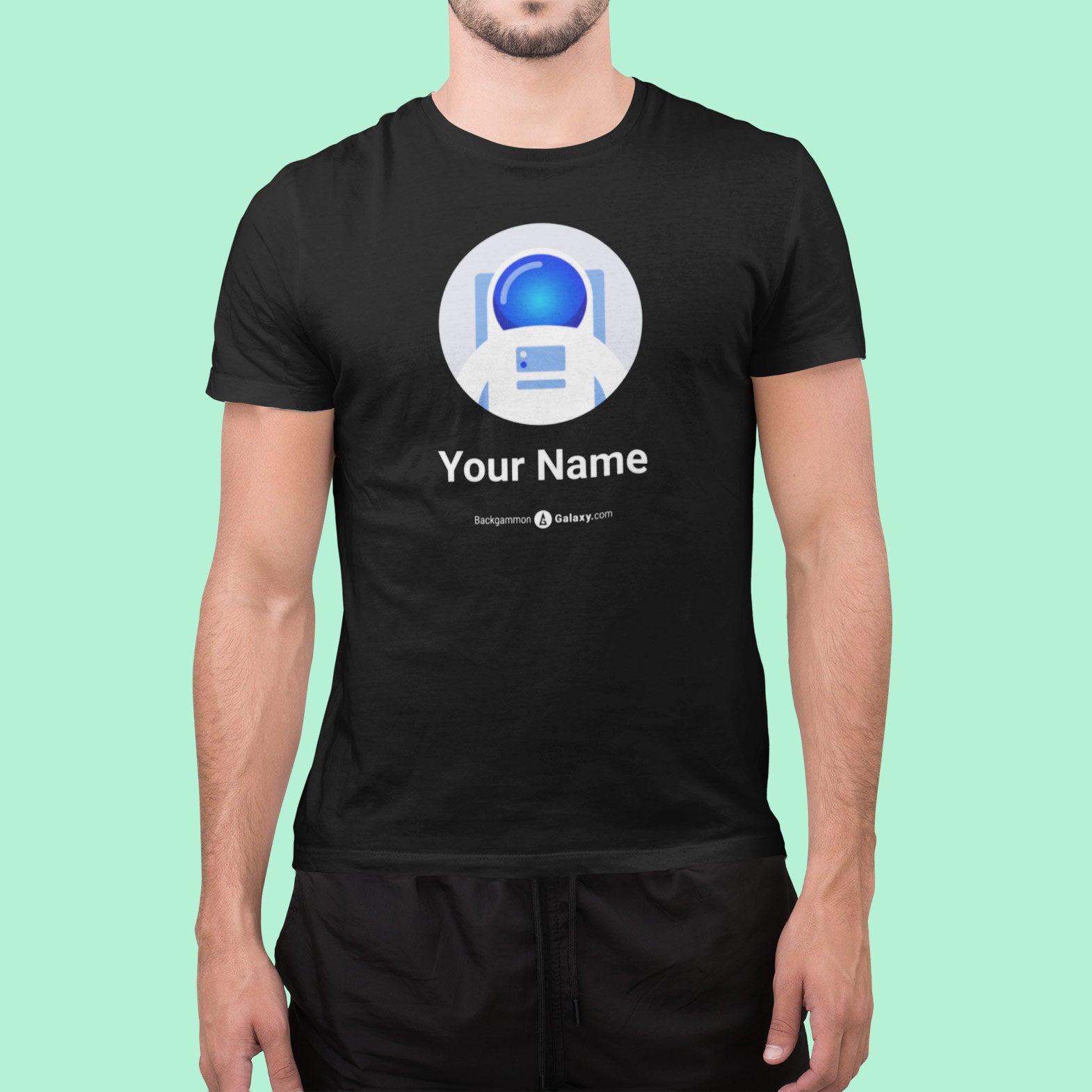 Original Avatar Unisex T-shirt "One" (Custom Name) - Backgammon Galaxy T-shirt