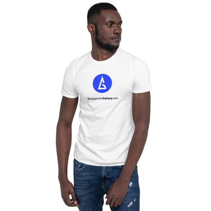 The Official Backgammon Galaxy T-Shirt (white) - Backgammon Galaxy